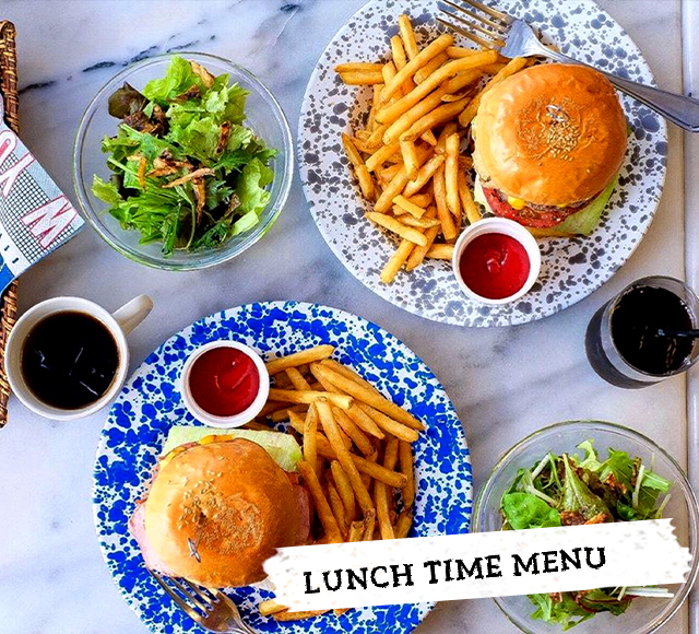 LUNCH TIME MENU